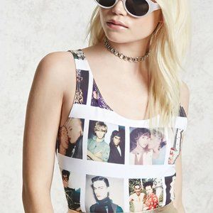 Forever 21 Maripol Photograph Bodysuit Size Small